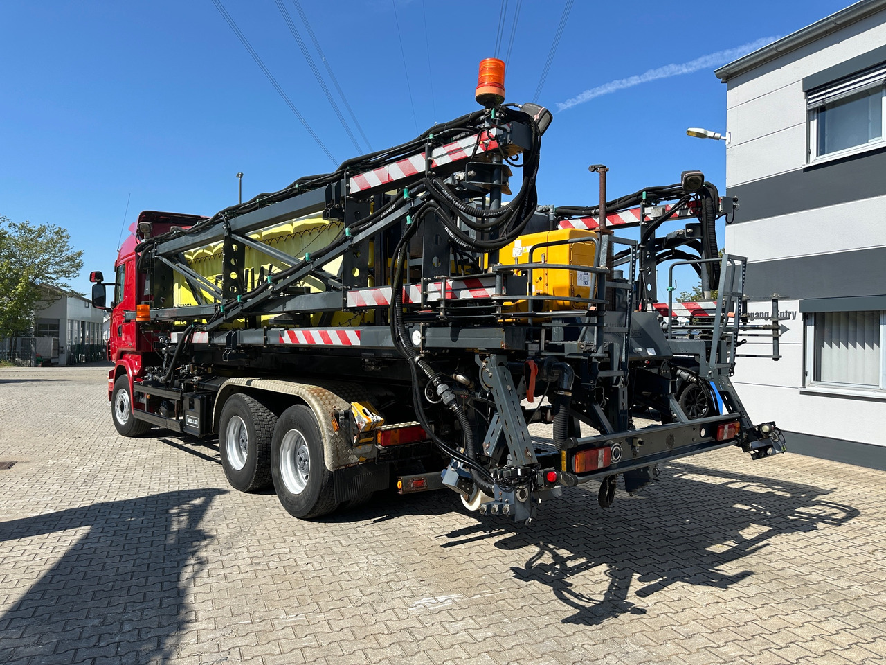 Scania R580 Abrollkipper V8 Mit Küpper Weisser Enteisungsgerät 45m - Kancalı yükleyici kamyon: fotoğraf 5 Scania R580 Abrollkipper V8 Mit Küpper Weisser Enteisungsgerät 45m - Kancalı yükleyici kamyon: fotoğraf 5