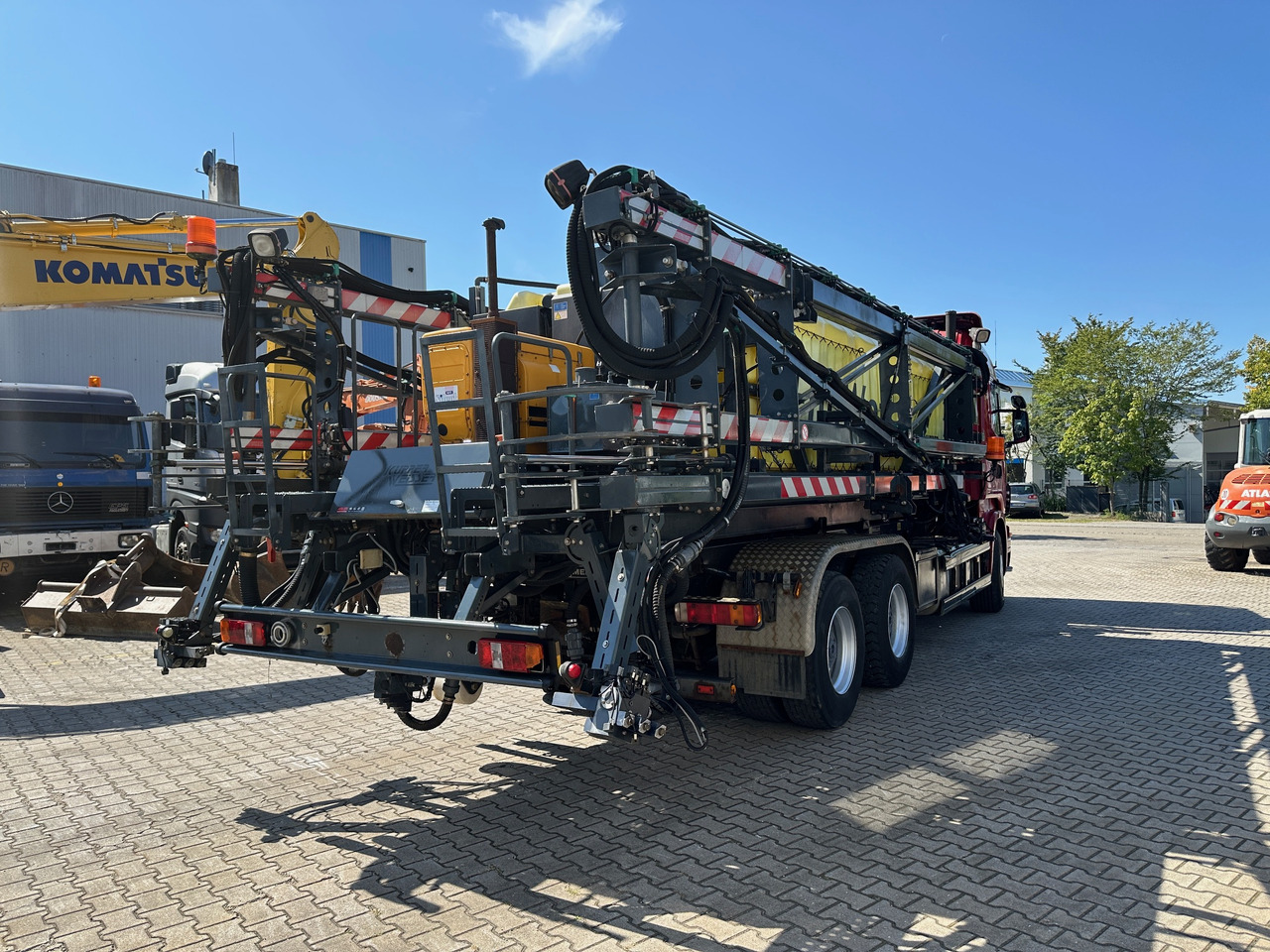 Scania R580 Abrollkipper V8 Mit Küpper Weisser Enteisungsgerät 45m - Kancalı yükleyici kamyon: fotoğraf 4 Scania R580 Abrollkipper V8 Mit Küpper Weisser Enteisungsgerät 45m - Kancalı yükleyici kamyon: fotoğraf 4