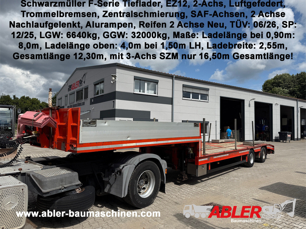 Schwarzmüller F-Serie Tieflader Nachlaufgelenkt ZS TOP - Alçak çerçeveli platform dorse: fotoğraf 1 Schwarzmüller F-Serie Tieflader Nachlaufgelenkt ZS TOP - Alçak çerçeveli platform dorse: fotoğraf 1