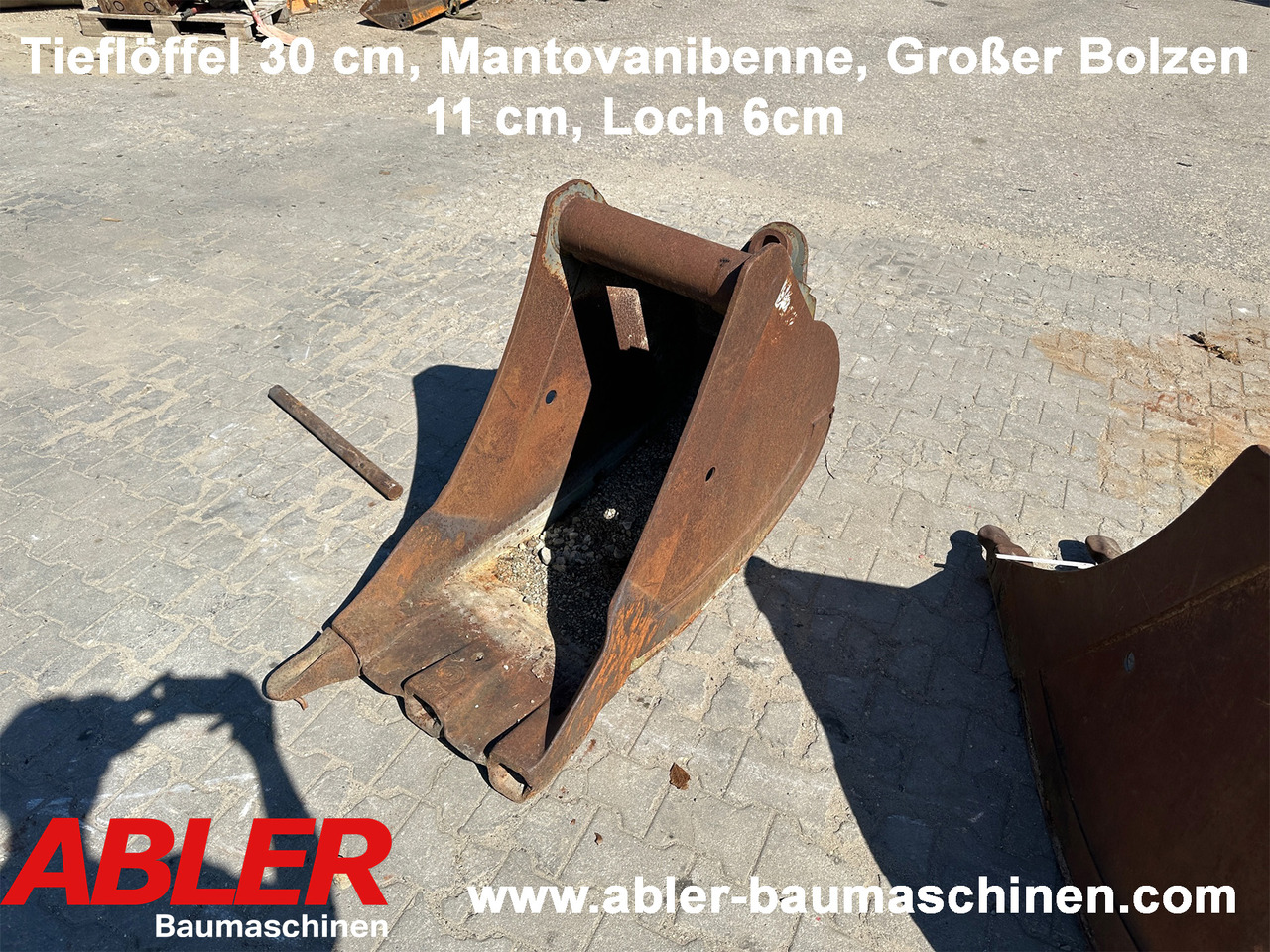 Tieflöffel 30cm Mantovanibenne - Ekskavatör kovası - İş makinaları: fotoğraf 1 Tieflöffel 30cm Mantovanibenne - Ekskavatör kovası - İş makinaları: fotoğraf 1