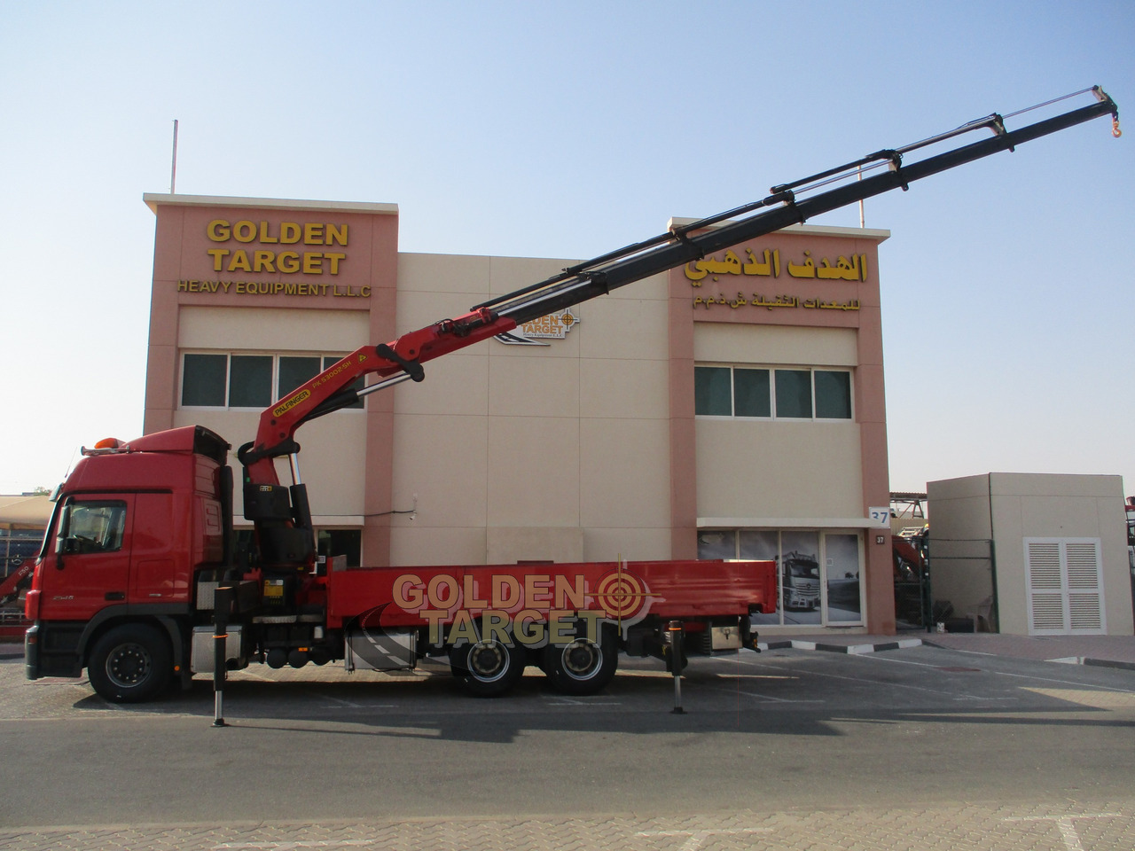 Vinçli kamyon MERCEDES-BENZ 2546 6x4 PALFINGER PK53002 Crane: fotoğraf 8