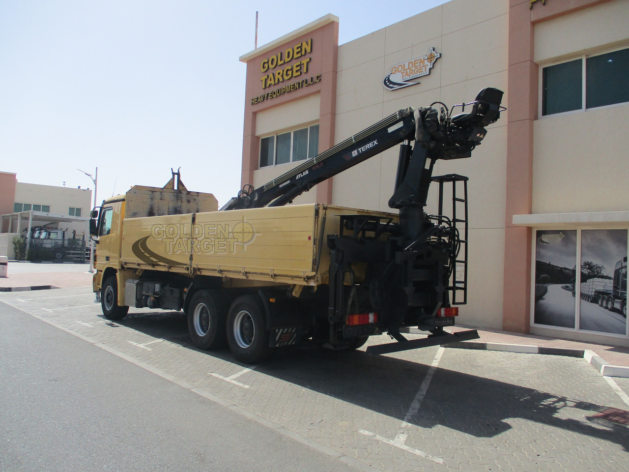 MERCEDES-BENZ ACTROS 2644 6×4 with ATLAS 165.2 Block Crane - Vinçli kamyon: fotoğraf 4 MERCEDES-BENZ ACTROS 2644 6×4 with ATLAS 165.2 Block Crane - Vinçli kamyon: fotoğraf 4
