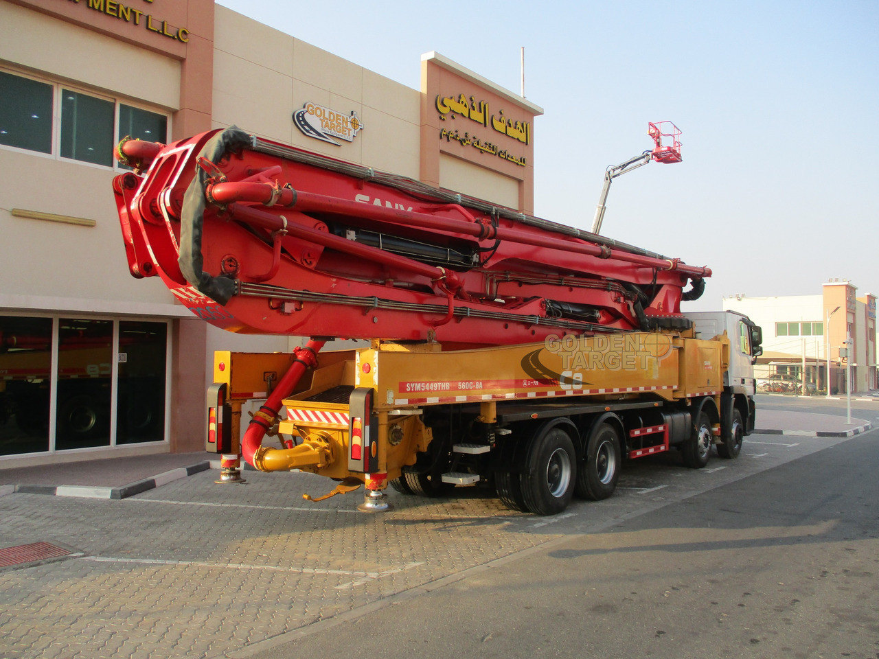 Mercedes ACTROS 4144 8x4 SANY 56m Concrete Pump - Mobil beton pompası: fotoğraf 3 Mercedes ACTROS 4144 8x4 SANY 56m Concrete Pump - Mobil beton pompası: fotoğraf 3