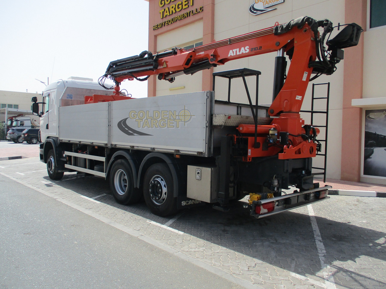 SCANIA G480 6x2 with ATLAS 210.2 Block Crane - Vinçli kamyon: fotoğraf 4 SCANIA G480 6x2 with ATLAS 210.2 Block Crane - Vinçli kamyon: fotoğraf 4