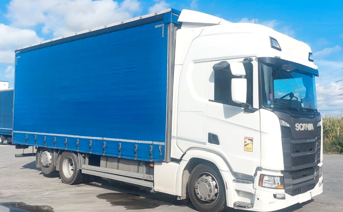 Scania R450 6x2 tandem jumbo - Tenteli kamyon: fotoğraf 3 Scania R450 6x2 tandem jumbo - Tenteli kamyon: fotoğraf 3