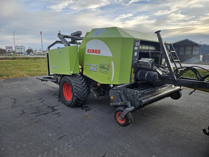 Claas Rollant 355 RC Uniwrap - Silindirik balya makinesi, Silaj paketleme makinesi: fotoğraf 2 Claas Rollant 355 RC Uniwrap - Silindirik balya makinesi, Silaj paketleme makinesi: fotoğraf 2