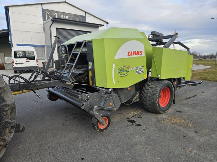 Claas Rollant 355 RC Uniwrap - Silindirik balya makinesi, Silaj paketleme makinesi: fotoğraf 1 Claas Rollant 355 RC Uniwrap - Silindirik balya makinesi, Silaj paketleme makinesi: fotoğraf 1