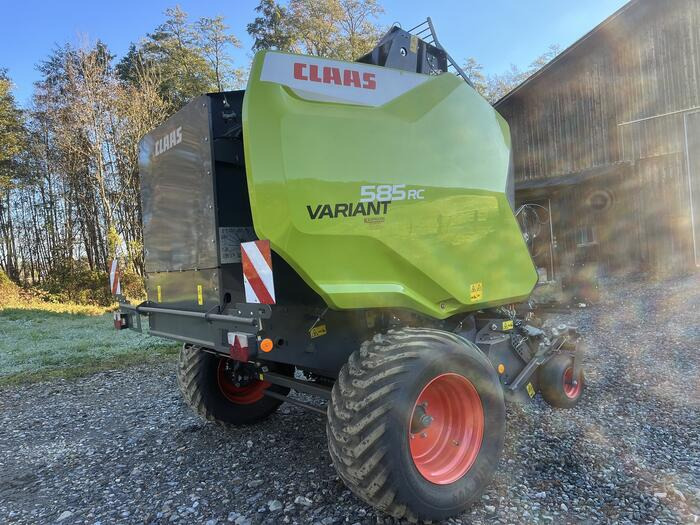 Claas Variant 585 RC - Silindirik balya makinesi: fotoğraf 5 Claas Variant 585 RC - Silindirik balya makinesi: fotoğraf 5