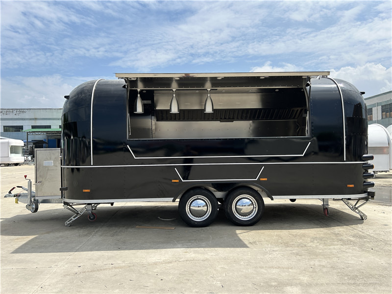 Burger Van Black Airstream Food Truck,Food Trailer,foodtruck - Büfe karavan: fotoğraf 1 Burger Van Black Airstream Food Truck,Food Trailer,foodtruck - Büfe karavan: fotoğraf 1