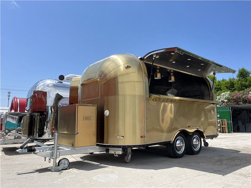 Ice Cream Trailer ,Coffee Food Trailer Gold Food Truck, Burger Foodtruck - Büfe karavan: fotoğraf 1 Ice Cream Trailer ,Coffee Food Trailer Gold Food Truck, Burger Foodtruck - Büfe karavan: fotoğraf 1