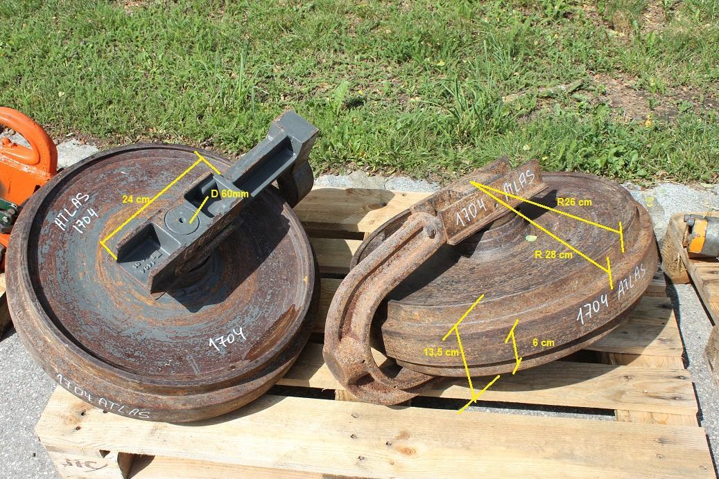 Atlas 1704 LC - Yürüyüş takımı parçaları - İş makinaları: fotoğraf 2 Atlas 1704 LC - Yürüyüş takımı parçaları - İş makinaları: fotoğraf 2