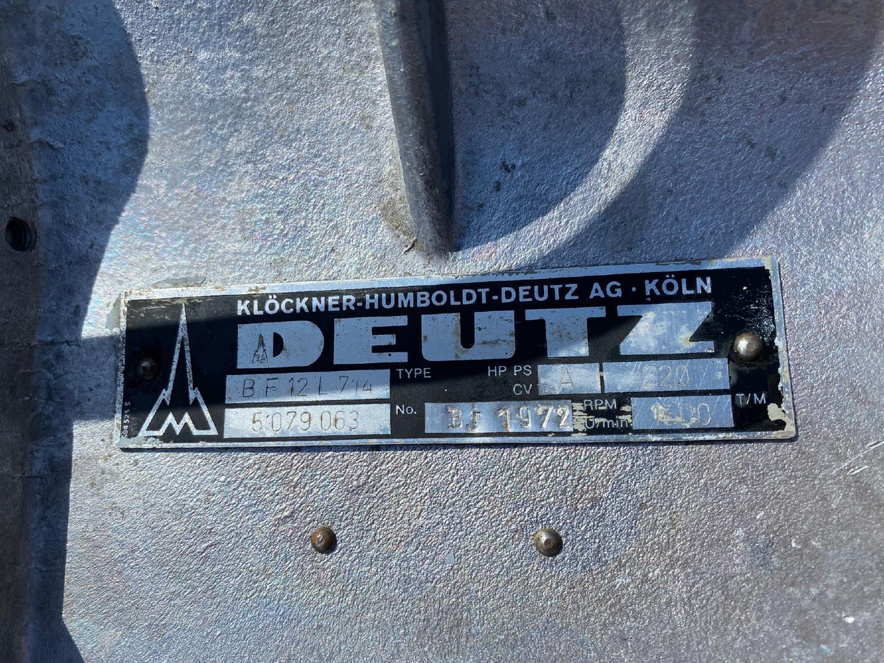 Deutz BF12L714 - Motor - İş makinaları: fotoğraf 3 Deutz BF12L714 - Motor - İş makinaları: fotoğraf 3