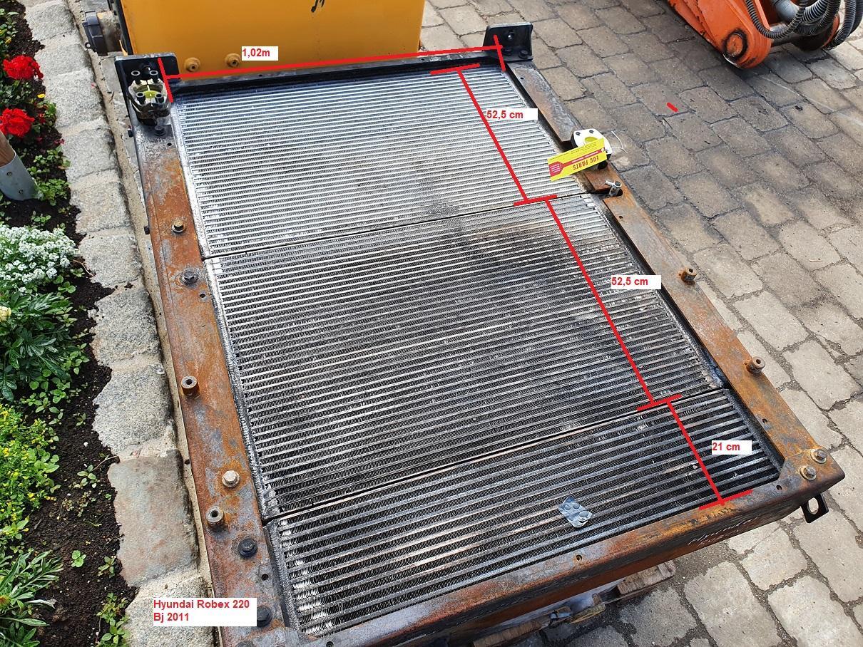 Hyundai Robex 220 LC 9A - Soğutma sistemi - İş makinaları: fotoğraf 5 Hyundai Robex 220 LC 9A - Soğutma sistemi - İş makinaları: fotoğraf 5