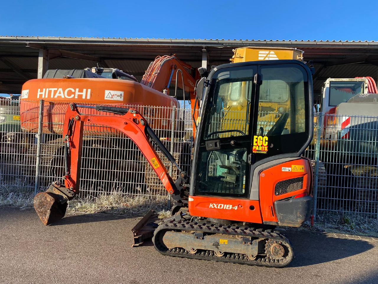 Kubota KX 018 - Mini ekskavatör: fotoğraf 1 Kubota KX 018 - Mini ekskavatör: fotoğraf 1