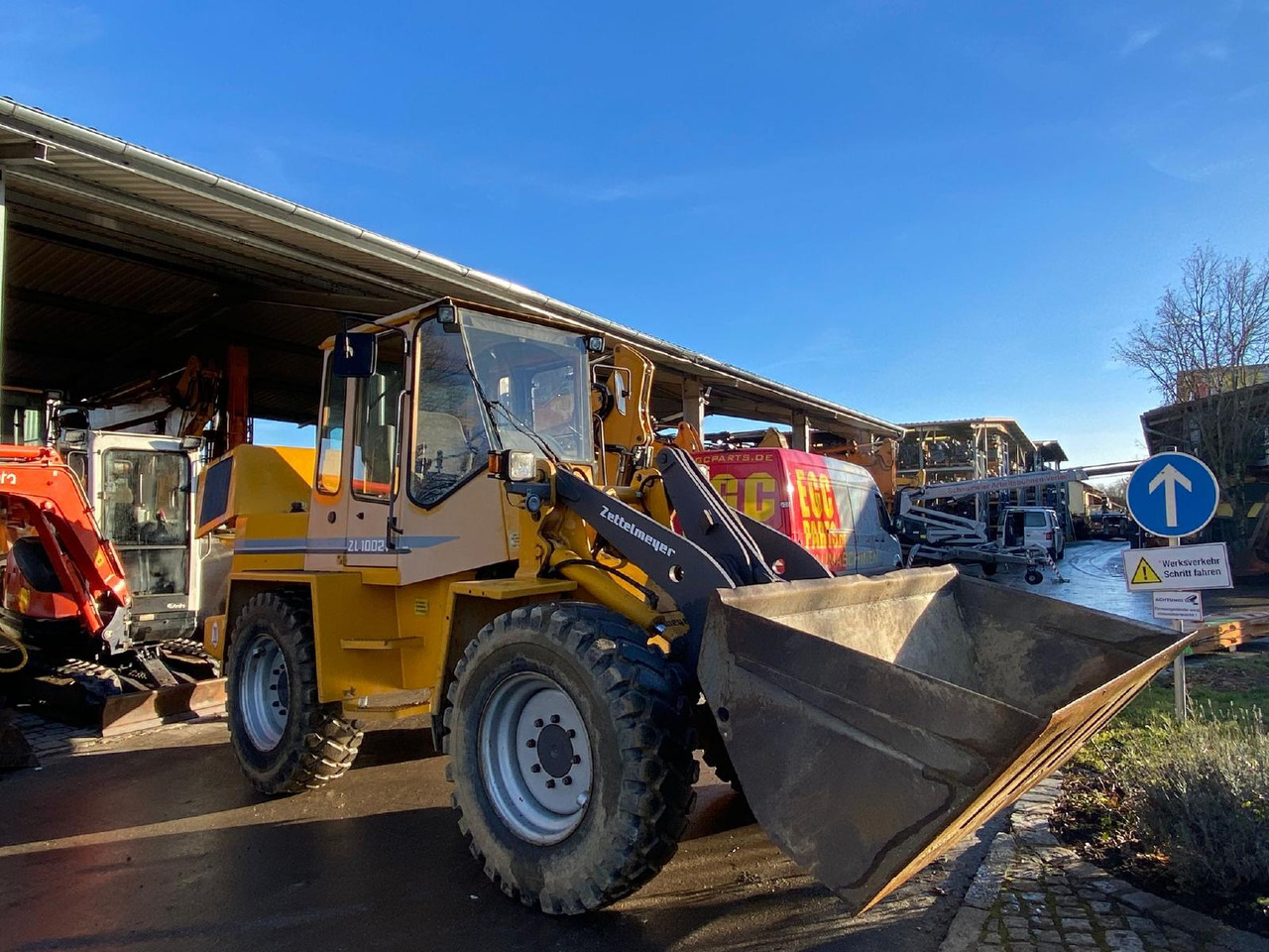 Tekerlekli yükleyici Zettelmeyer ZL 1002: fotoğraf 7 Tekerlekli yükleyici Zettelmeyer ZL 1002: fotoğraf 7