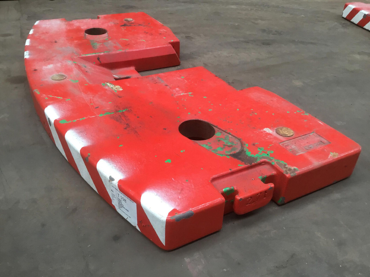 Liebherr LTM 1060-2 counterweight 2,7 ton - Denge ağırlık - Mobil vinç: fotoğraf 1 Liebherr LTM 1060-2 counterweight 2,7 ton - Denge ağırlık - Mobil vinç: fotoğraf 1