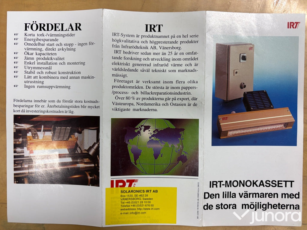 Infraröd värmekälla - IRT-9S/400/230 - Diğer araçlar: fotoğraf 5 Infraröd värmekälla - IRT-9S/400/230 - Diğer araçlar: fotoğraf 5