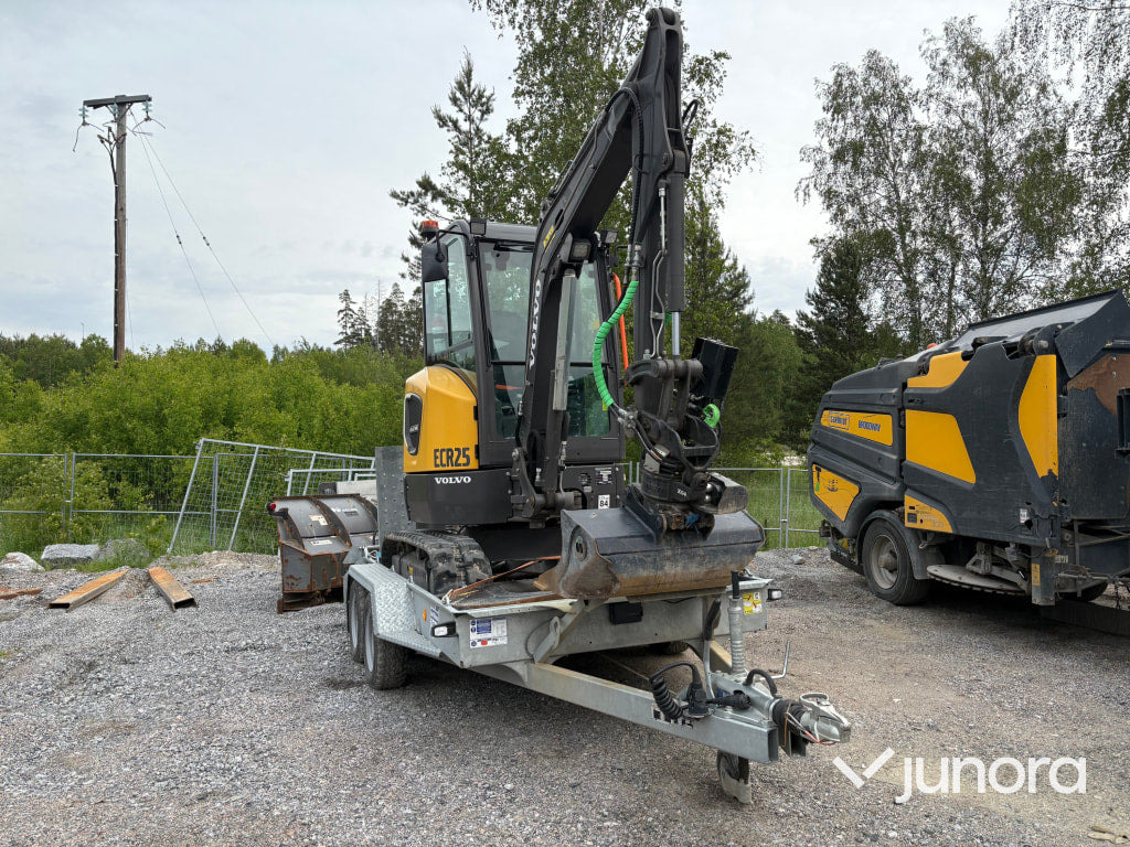 Grävmaskin Volvo ECR25D Electric - Mini ekskavatör: fotoğraf 1 Grävmaskin Volvo ECR25D Electric - Mini ekskavatör: fotoğraf 1