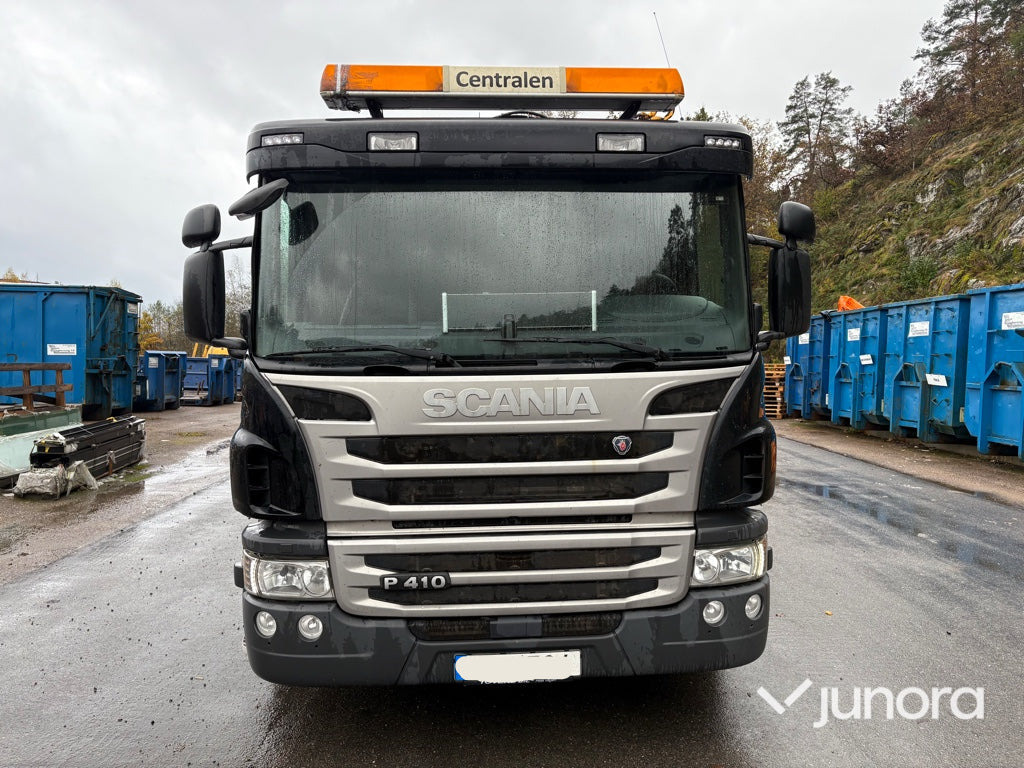 Kranbil - Scania P410, HiAB-kran - Sal/ Açık kasa kamyon, Vinçli kamyon: fotoğraf 4 Kranbil - Scania P410, HiAB-kran - Sal/ Açık kasa kamyon, Vinçli kamyon: fotoğraf 4