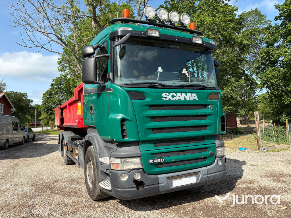 Lastväxlare Scania R480 - Kancalı yükleyici kamyon: fotoğraf 3 Lastväxlare Scania R480 - Kancalı yükleyici kamyon: fotoğraf 3