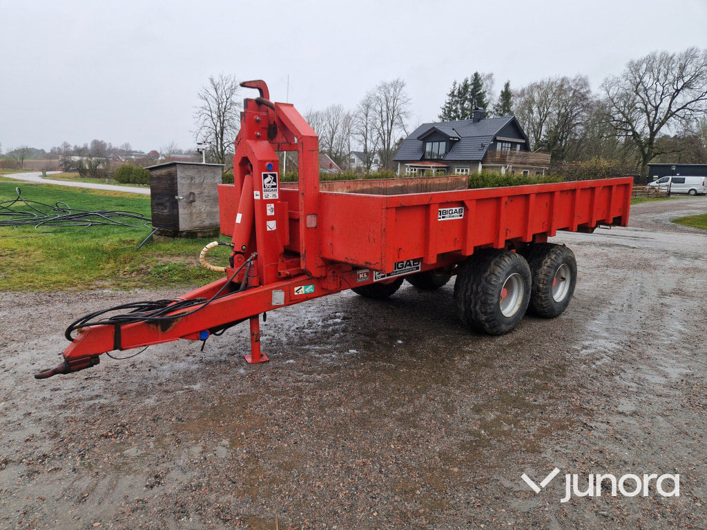 Lastväxlarvagn - Bigab 12-15 Med Flak - Kancali yükleyici/ Hidrolift römork: fotoğraf 1 Lastväxlarvagn - Bigab 12-15 Med Flak - Kancali yükleyici/ Hidrolift römork: fotoğraf 1