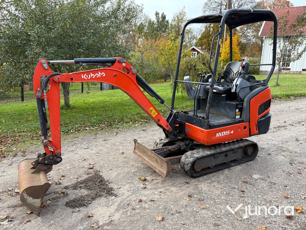 Minigrävare - Kubota KX015-4 - Mini ekskavatör: fotoğraf 1 Minigrävare - Kubota KX015-4 - Mini ekskavatör: fotoğraf 1