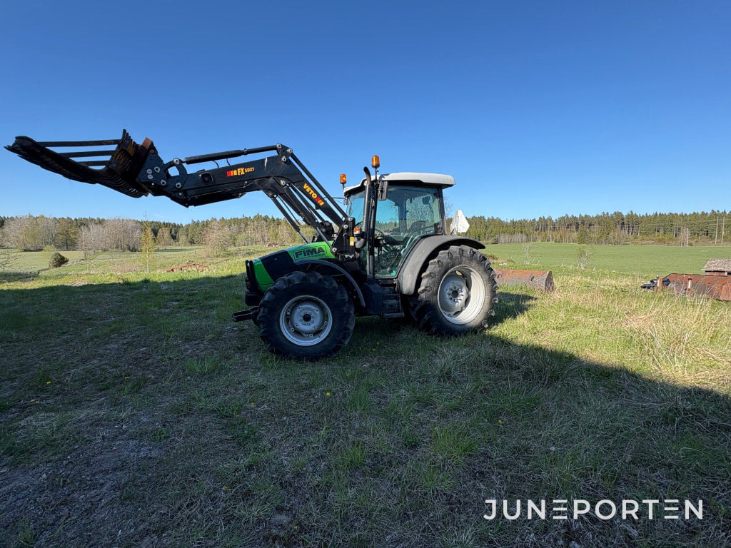 Traktor Deutz Fahr Agrofarm 430TTV med front lastare - Traktör: fotoğraf 2 Traktor Deutz Fahr Agrofarm 430TTV med front lastare - Traktör: fotoğraf 2