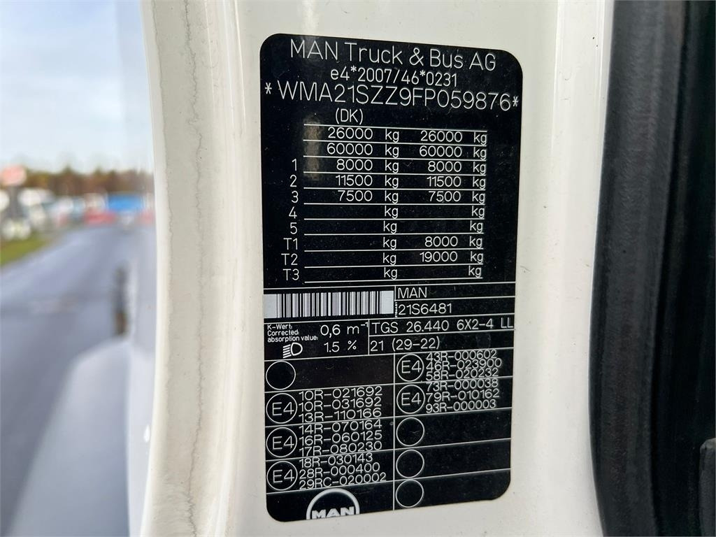 Konteynır taşıyıcı/ Yedek karoser kamyon MAN TGS 26-440 6x2-4 LL: fotoğraf 21