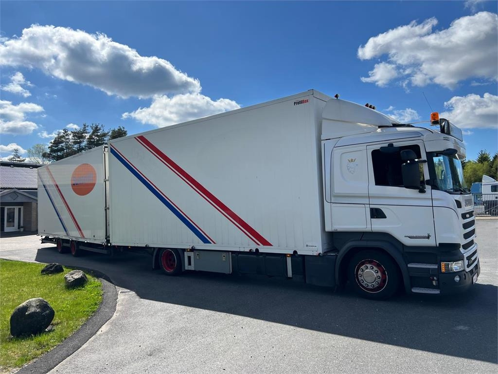 Scania R410 DB 4x2 MLB + tandem trailer 121m3 - Kapalı kasa kamyon: fotoğraf 5 Scania R410 DB 4x2 MLB + tandem trailer 121m3 - Kapalı kasa kamyon: fotoğraf 5