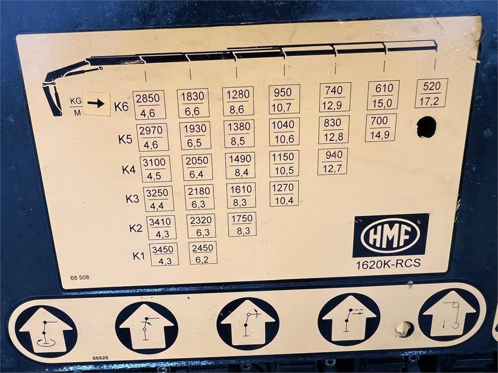 Volvo FL 280 - HMF 1620K6 - Vinçli kamyon: fotoğraf 4 Volvo FL 280 - HMF 1620K6 - Vinçli kamyon: fotoğraf 4