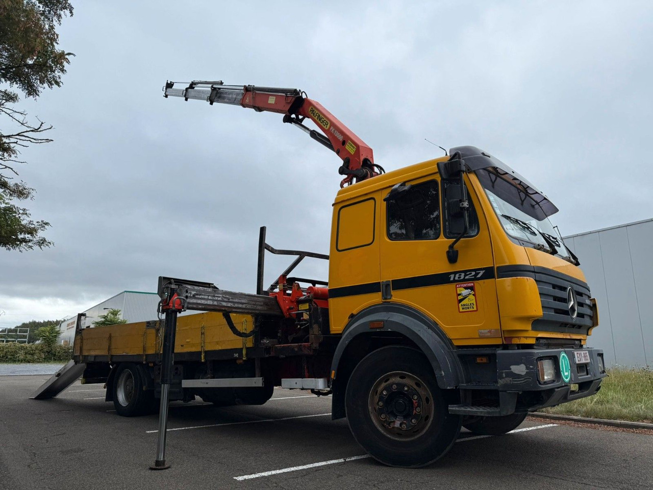 Mercedes-Benz 1827. Kran Palfinger PK13000. - Vinçli kamyon: fotoğraf 3 Mercedes-Benz 1827. Kran Palfinger PK13000. - Vinçli kamyon: fotoğraf 3
