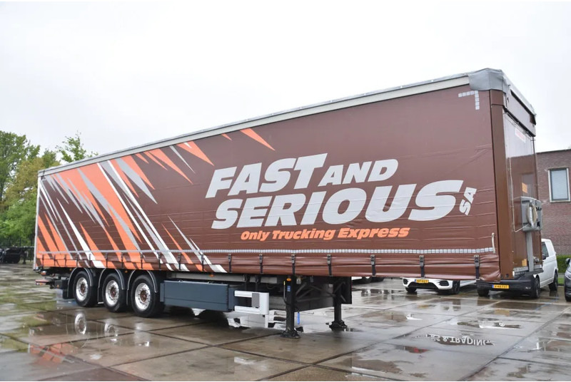 Fruehauf SLIDING CURTAINS/ROOF - TOPLIFT SYSTEM - LIFT AXLE - STEERING AXLE - SAF AXLES - ALCOA'S - DHOLLANDIA - TOP CONDITION - - Tenteli dorse: fotoğraf 1 Fruehauf SLIDING CURTAINS/ROOF - TOPLIFT SYSTEM - LIFT AXLE - STEERING AXLE - SAF AXLES - ALCOA'S - DHOLLANDIA - TOP CONDITION - - Tenteli dorse: fotoğraf 1