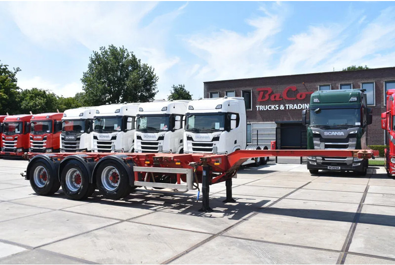 Nooteboom containerchassis - LIFT AXLE - DISC BRAKES - BPW AXLES - 2 x EXTENDABLE - - Konteynır taşıyıcı/ Yedek karoser dorse: fotoğraf 1 Nooteboom containerchassis - LIFT AXLE - DISC BRAKES - BPW AXLES - 2 x EXTENDABLE - - Konteynır taşıyıcı/ Yedek karoser dorse: fotoğraf 1