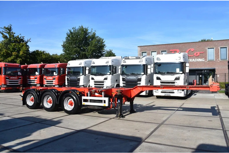 Pacton T3-010 - BPW AXLES - 2 x LIFT AXLE - 2 x EXTENDABLE - DRUM BRAKES - GOOD CONDITION - - Konteynır taşıyıcı/ Yedek karoser dorse: fotoğraf 1 Pacton T3-010 - BPW AXLES - 2 x LIFT AXLE - 2 x EXTENDABLE - DRUM BRAKES - GOOD CONDITION - - Konteynır taşıyıcı/ Yedek karoser dorse: fotoğraf 1