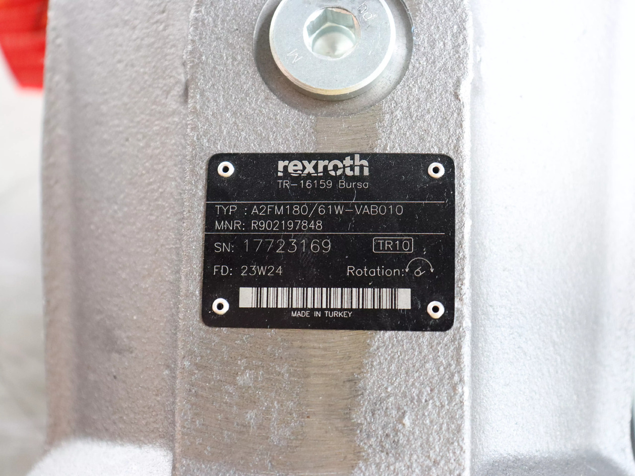 REXROTH A2FM180/61W-VAB010 - Hidrolik motor - İş makinaları: fotoğraf 4 REXROTH A2FM180/61W-VAB010 - Hidrolik motor - İş makinaları: fotoğraf 4