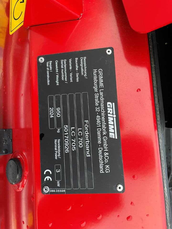 Grimme LC 705 - Rental - Depolama ekipman: fotoğraf 2 Grimme LC 705 - Rental - Depolama ekipman: fotoğraf 2