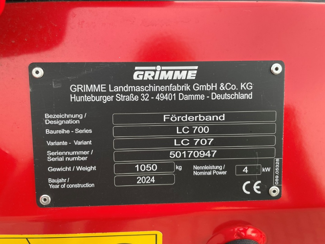 Grimme LC 707 - Rental - Depolama ekipman: fotoğraf 2 Grimme LC 707 - Rental - Depolama ekipman: fotoğraf 2