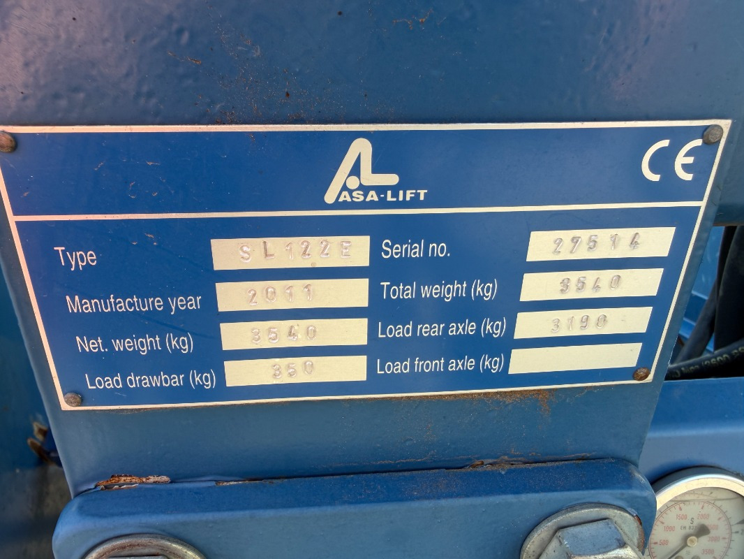 ASA-Lift SL-122 ES - Toprak işleme makinesi: fotoğraf 2 ASA-Lift SL-122 ES - Toprak işleme makinesi: fotoğraf 2