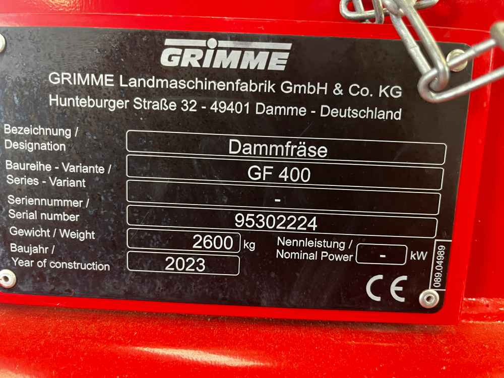 Grimme GF 400 - Hasat makinesi: fotoğraf 2 Grimme GF 400 - Hasat makinesi: fotoğraf 2