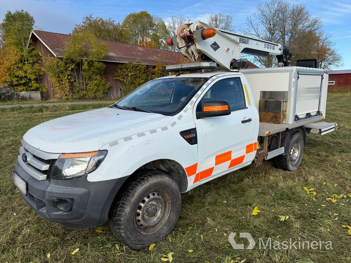 Arbetsbil Ford Ranger med Versalift - Panelvan: fotoğraf 1 Arbetsbil Ford Ranger med Versalift - Panelvan: fotoğraf 1
