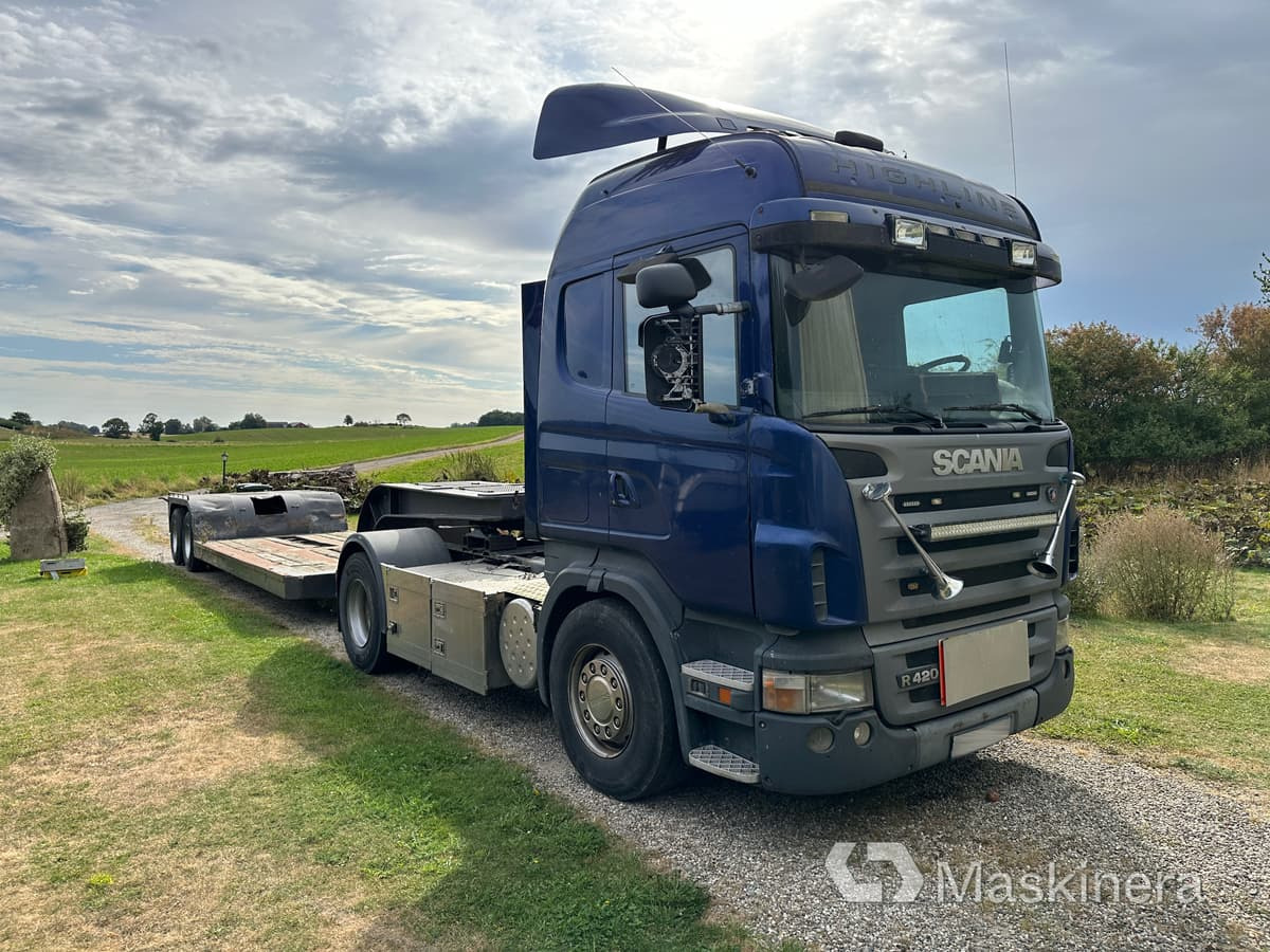 Scania R420 highline A-traktor Scania + 2 släp - Çekici, Açık/ Sal dorse: fotoğraf 3 Scania R420 highline A-traktor Scania + 2 släp - Çekici, Açık/ Sal dorse: fotoğraf 3