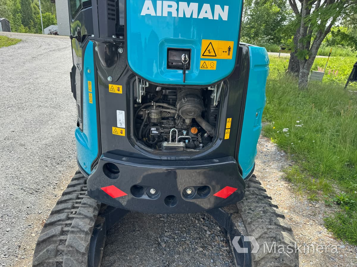 Paletli ekskavatör Grävmaskin Airman AX33u-7 med tillbehör: fotoğraf 29