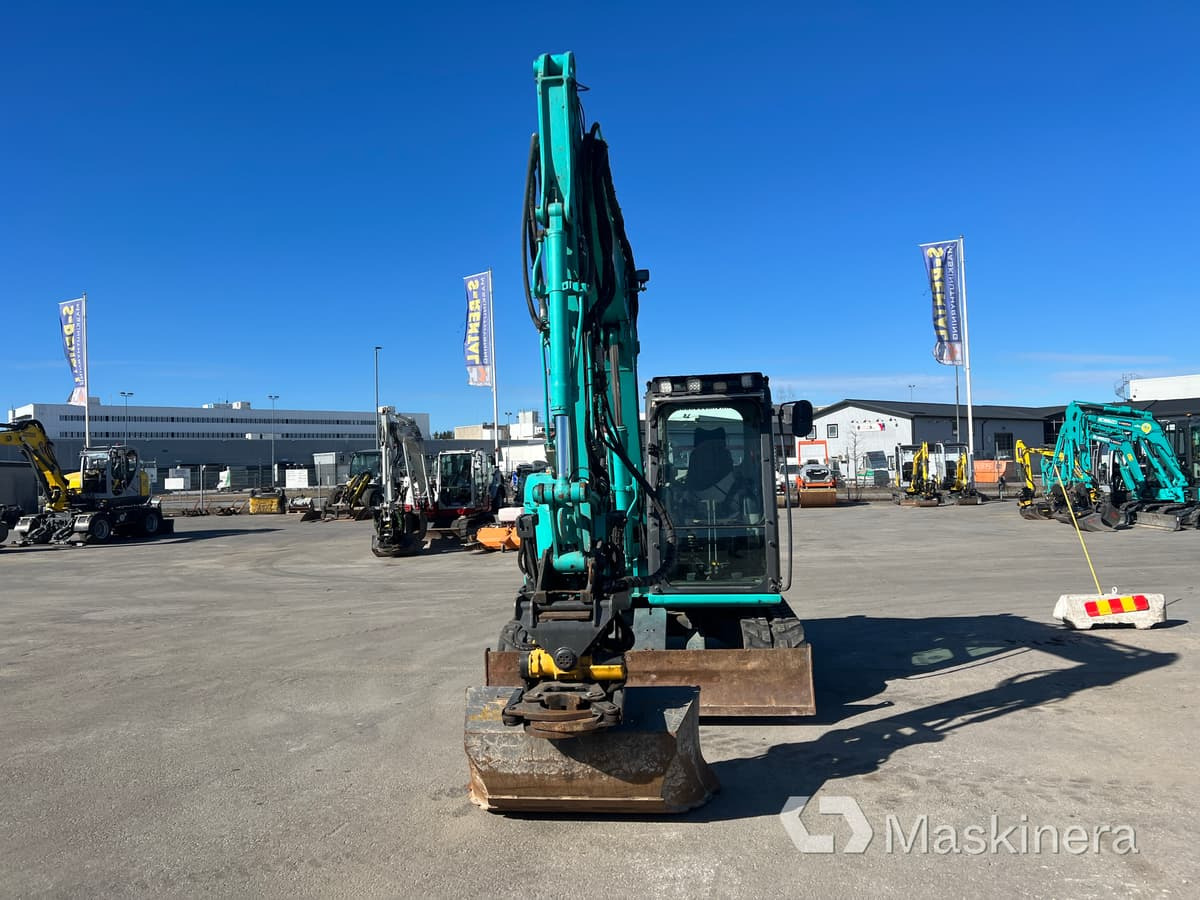 Grävmaskin Kobelco SK75SR-3E - Paletli ekskavatör: fotoğraf 2 Grävmaskin Kobelco SK75SR-3E - Paletli ekskavatör: fotoğraf 2