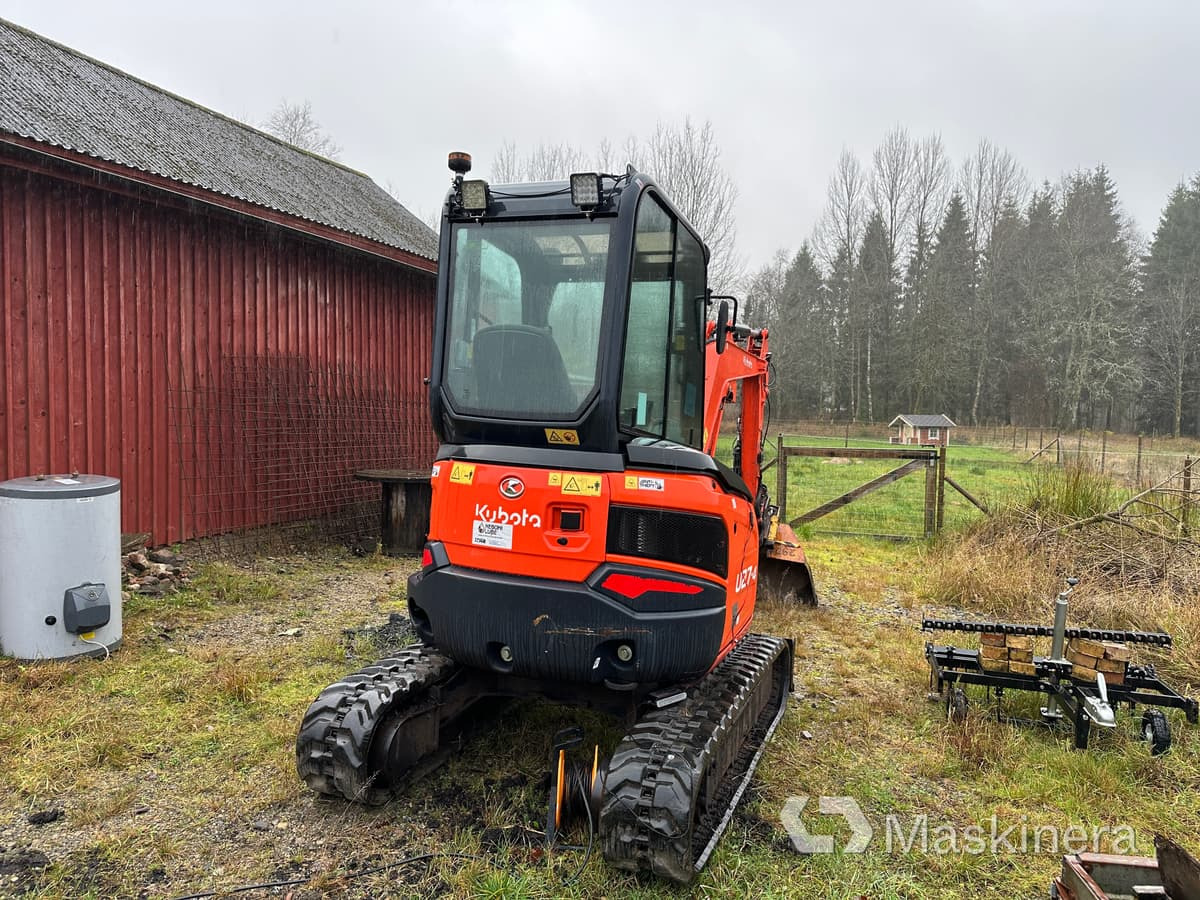 Grävmaskin Kubota U27-4 - Paletli ekskavatör: fotoğraf 5 Grävmaskin Kubota U27-4 - Paletli ekskavatör: fotoğraf 5