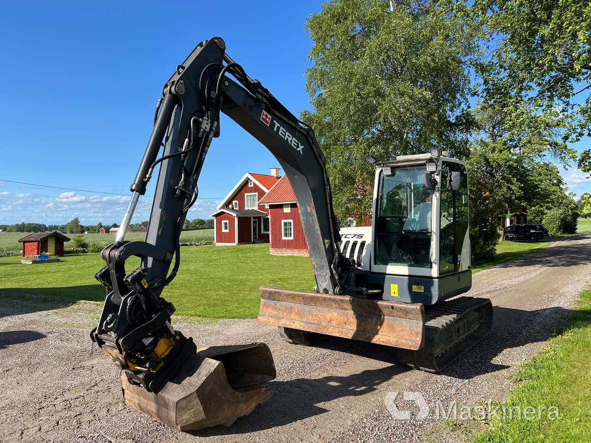 Grävmaskin Terex TC75 - Paletli ekskavatör: fotoğraf 1 Grävmaskin Terex TC75 - Paletli ekskavatör: fotoğraf 1