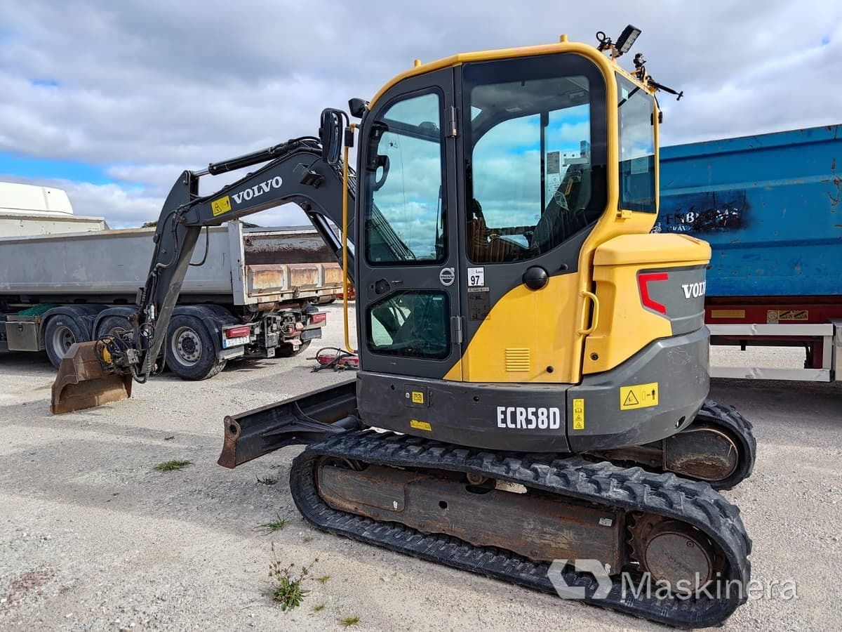 Grävmaskin Volvo ECR58D - Paletli ekskavatör: fotoğraf 2 Grävmaskin Volvo ECR58D - Paletli ekskavatör: fotoğraf 2