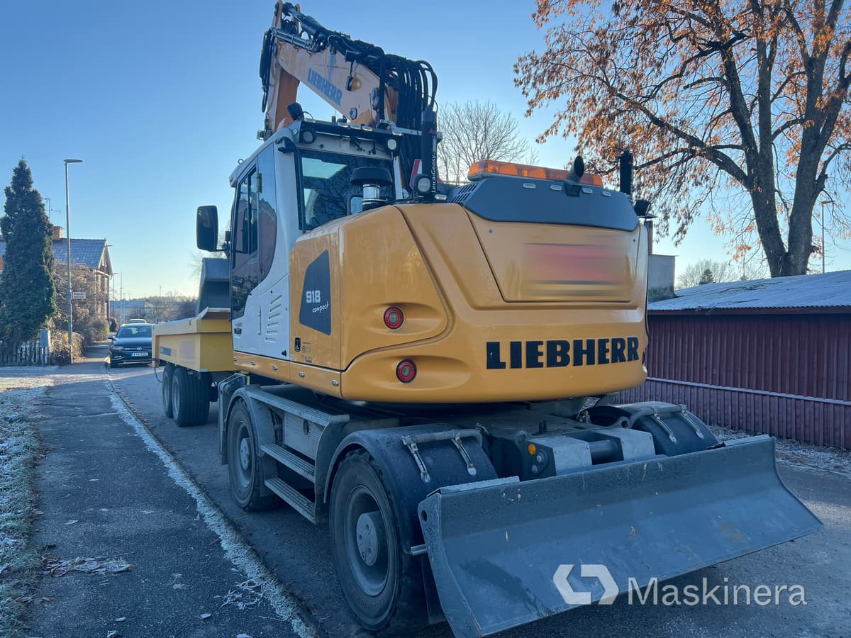 Hjulgrävare Liebherr 918 Compact Litronic med kärra - Paletli ekskavatör: fotoğraf 5 Hjulgrävare Liebherr 918 Compact Litronic med kärra - Paletli ekskavatör: fotoğraf 5
