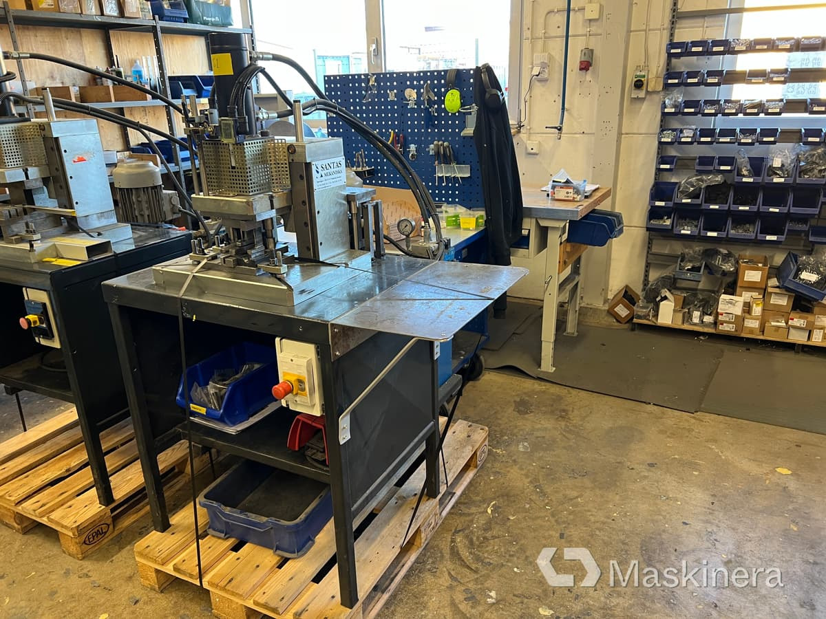 Hydraulisk press Santas Mekaniska DS88 - Abkant pres: fotoğraf 2 Hydraulisk press Santas Mekaniska DS88 - Abkant pres: fotoğraf 2