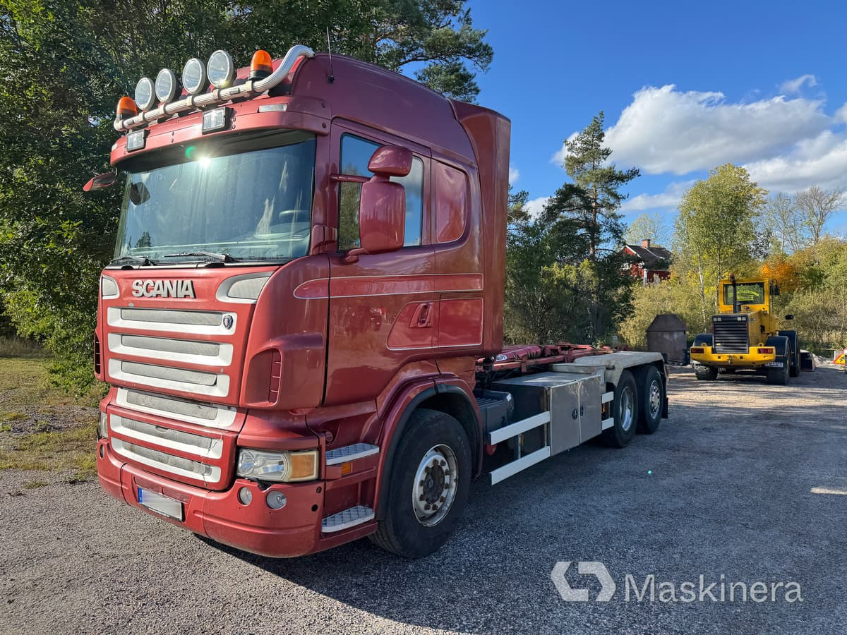 Lastväxlare Scania R500LB6X2*4HHA - Kancalı yükleyici kamyon: fotoğraf 1 Lastväxlare Scania R500LB6X2*4HHA - Kancalı yükleyici kamyon: fotoğraf 1