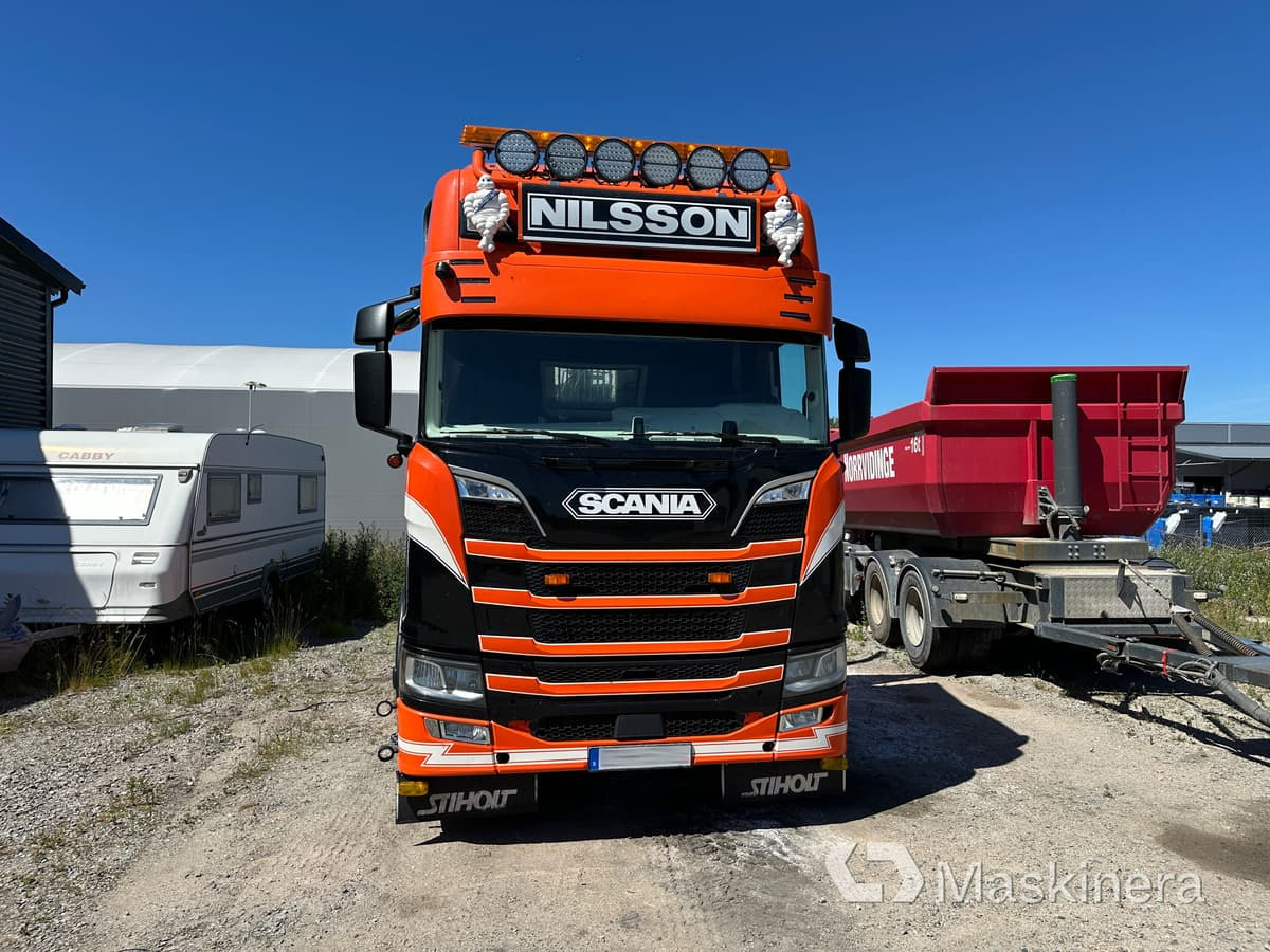 Timmerbil Scania R650B 6X4 NB + Släp - Tomruk kamyonu: fotoğraf 2 Timmerbil Scania R650B 6X4 NB + Släp - Tomruk kamyonu: fotoğraf 2